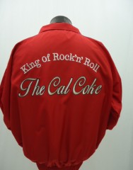 ロックンロールバンド衣装　＃109赤スウィングトップ刺繍サムネイル