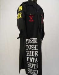 X JAPAN　黒特攻ロング　フロント部に追加刺繍サムネイル
