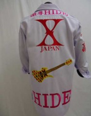 X JAPAN　親子3名様。カタログ外品番のシャツ丈+20cmのロングシャツモデルサムネイル