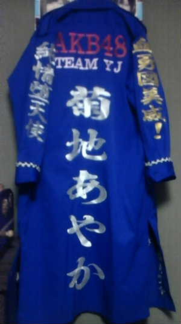 なんと「TEAM YJ」の本物です。菊地あやかさんが実際に着用された衣装です。サムネイル