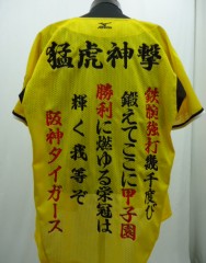 阪神タイガース　公式ユニフォーム刺繍サムネイル