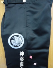 祭り装束　家紋刺繍サムネイル