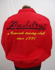 バイククラブ　Buddies スウィングトップ刺繍サムネイル