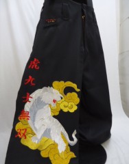阪神タイガース　黒八分ニッカ刺繍　雲と虎柄サムネイル