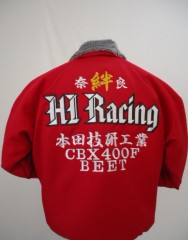 Hi Racing　#106赤ボアブルゾン刺繍サムネイル