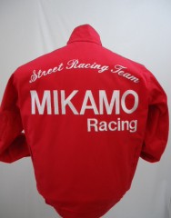 赤バイクブルゾン刺繍　MIKAMO　Racingサムネイル
