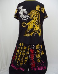 阪神タイガース　黒ユニフォーム+黒ニッカ刺繍サムネイル