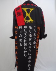 X-JAPAN HIDE黒ロング特攻服＆無敵腕章刺繍　Team琉零命生サムネイル