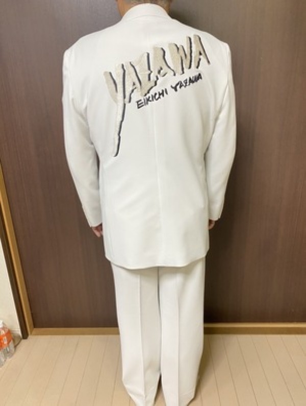 矢沢永吉白ジャケット刺繍　Men’s shop CAN様とのコラボ衣装サムネイル
