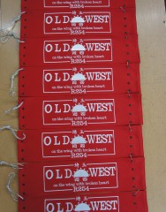 旧車クラブ　赤腕章刺繍　８枚　-OLD WEST-サムネイル